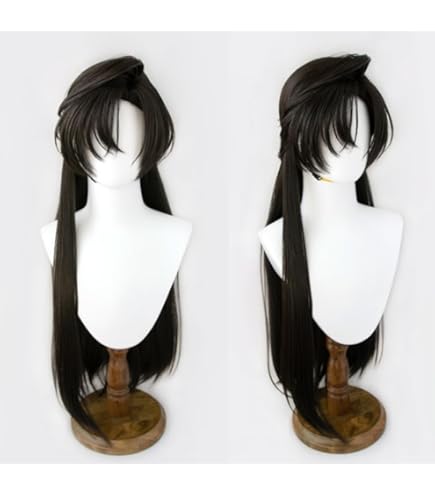 Amazon.co.jp: LAOBAO 毛利蘭 コスプレ ウィッグ 黒髪 スーパーロング